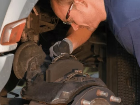 this image shows truck brake repair services in Garden Grove, CA